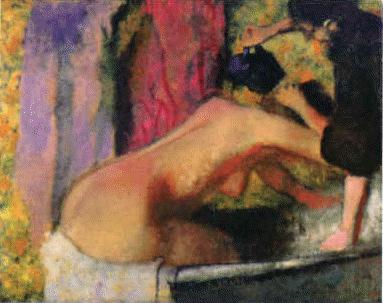 Edgar Degas Woman at her Bath Germany oil painting art